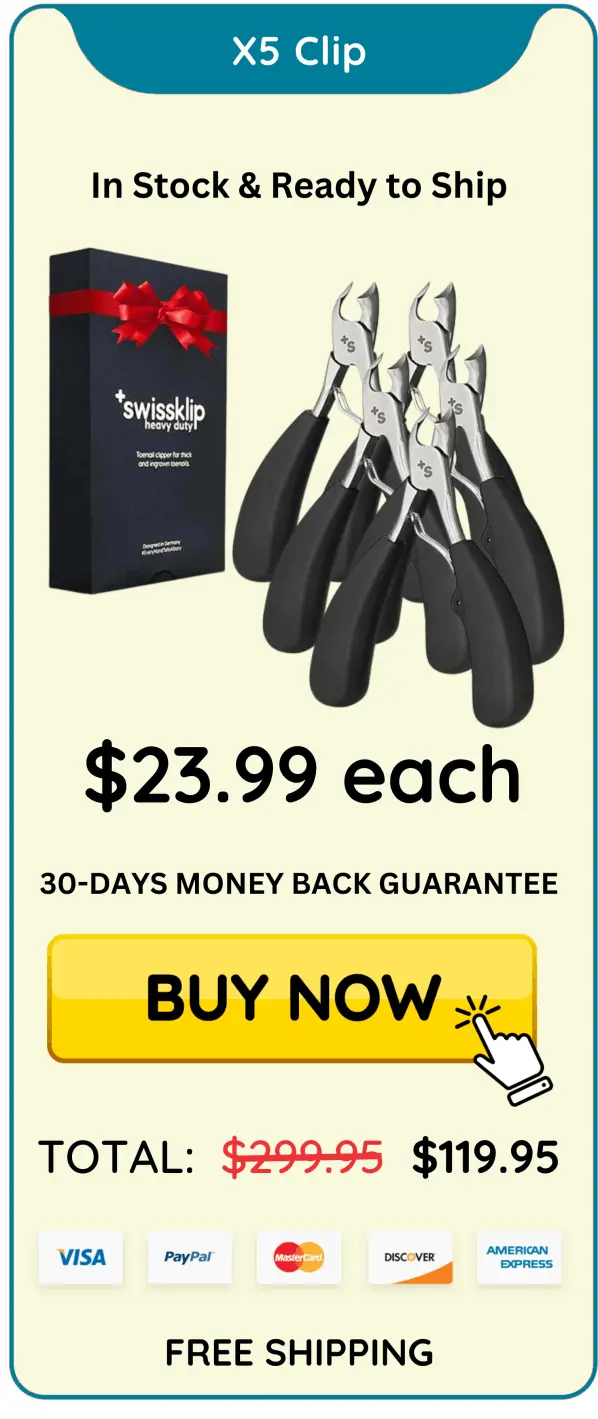 swissklip toenail clipper package 5